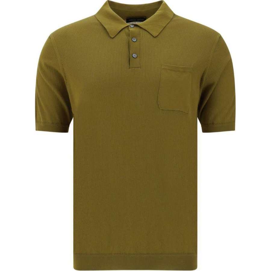ROBERTO COLLINA Polo Shirt Men's Khaki