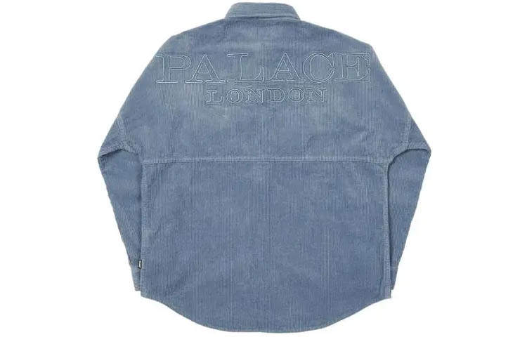 PALACE PALACE Washed Drop Shoulder Cord Shirt