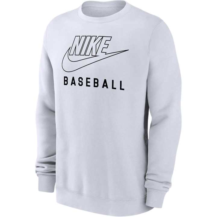 Nike Nike Swoosh Club Fleece Men's Baseball Pullover Crew Neck Sweatshirt