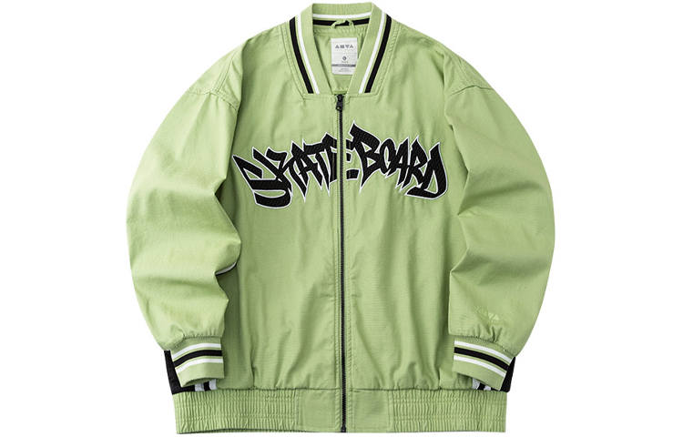 ANTA Jackets Unisex Bamboo Green Baseball Collar Moderate Other