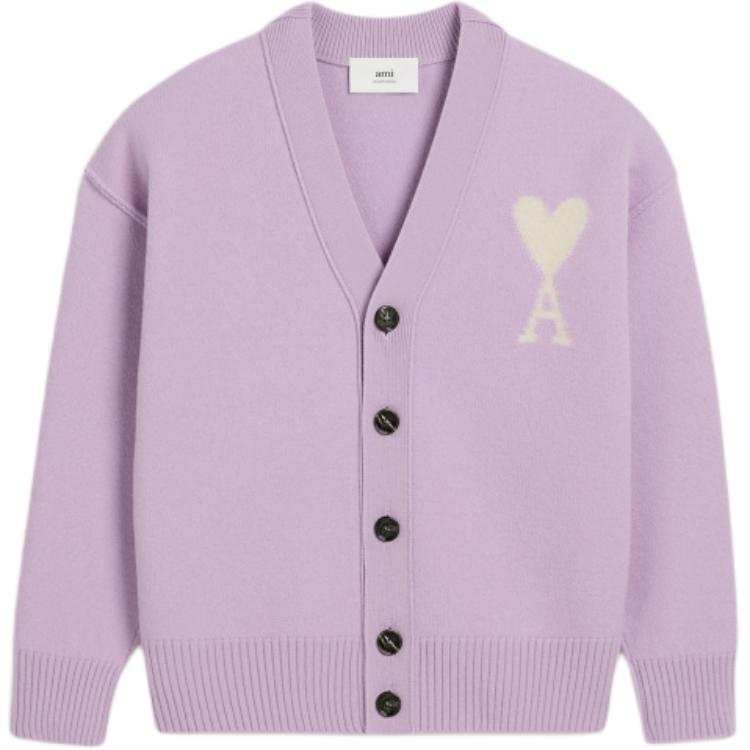AMIPARIS Ami Paris Ami De Coeur Knitted Cardigan