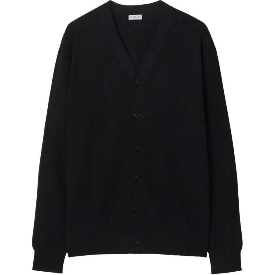 Burberry Seam-detail Wool Cardigan