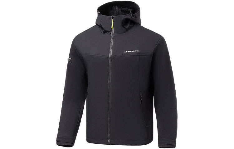 Li-Ning Li Ning Training Series Jackets Men's Black Hooded Moderate Other