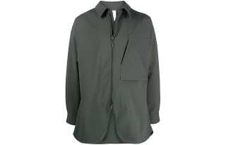 Y-3 Y 3 Jackets Men's Green Lapel Moderate Other