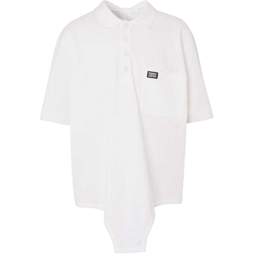 Burberry Polo Shirt Men's White