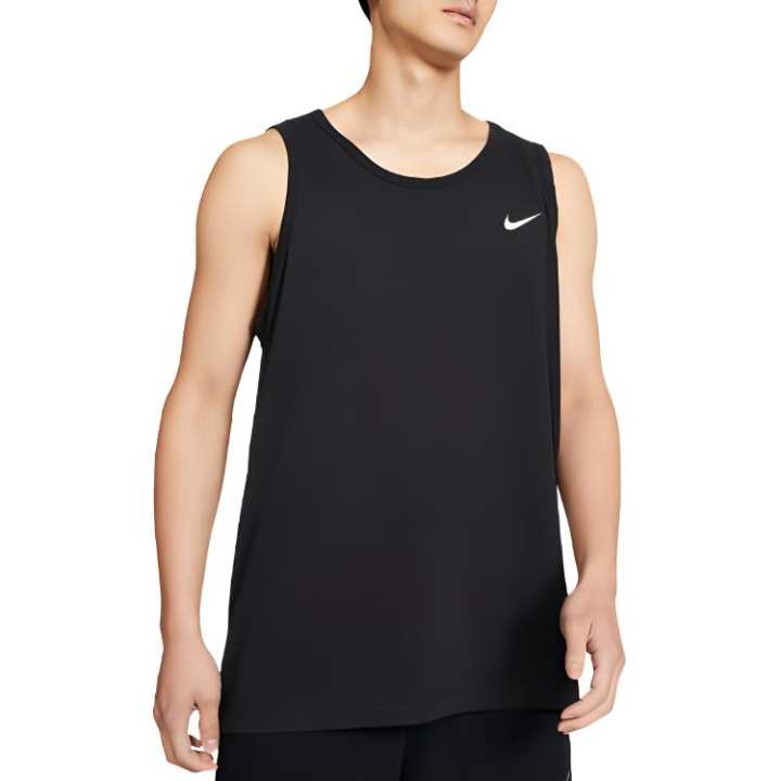 Nike Nike Tank Tops Men's Black Crew Neck Moderate Other