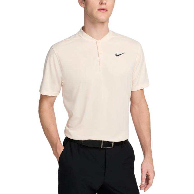 Nike Nike Dri FIT Victory Golf Polo Shirt Men's Beige Yellow
