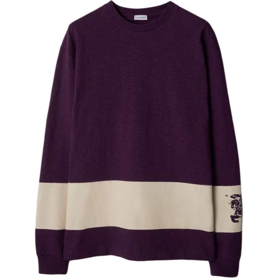 Burberry SS24 Knitwear Men's Tricolor Purple
