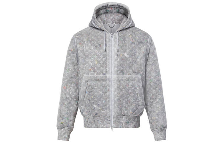 LOUIS VUITTON LOUIS VUITTON Monogram Organza Padded Blouson