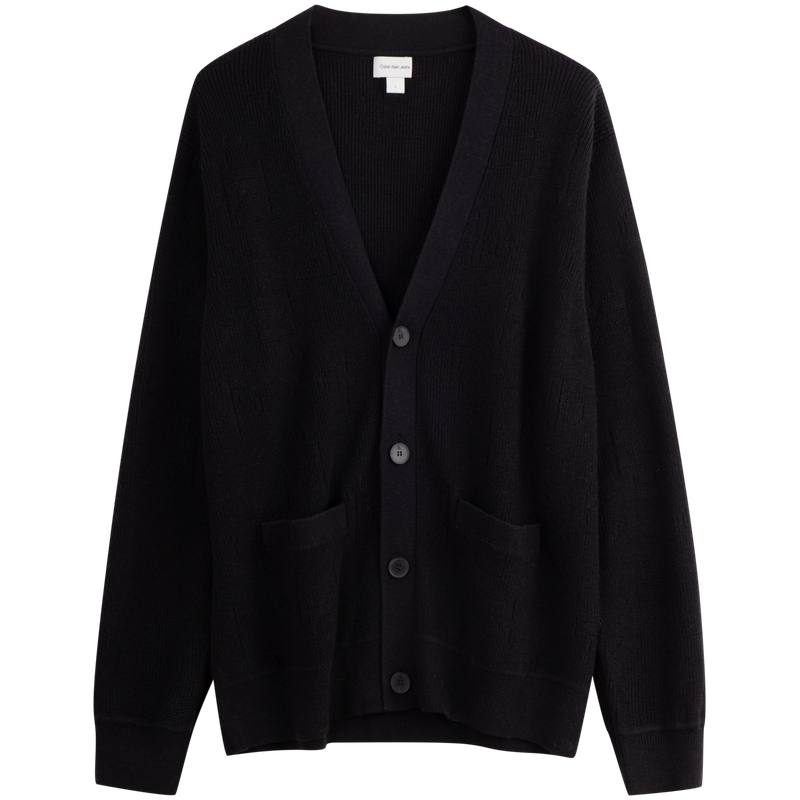 CALVIN KLEIN Knitted Fabric Cardigan Men's