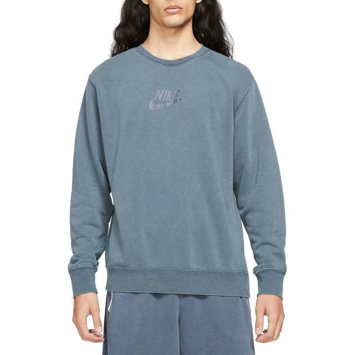 Nike Nike Sweatshirts Men's Blue Crew Neck Moderate Regular