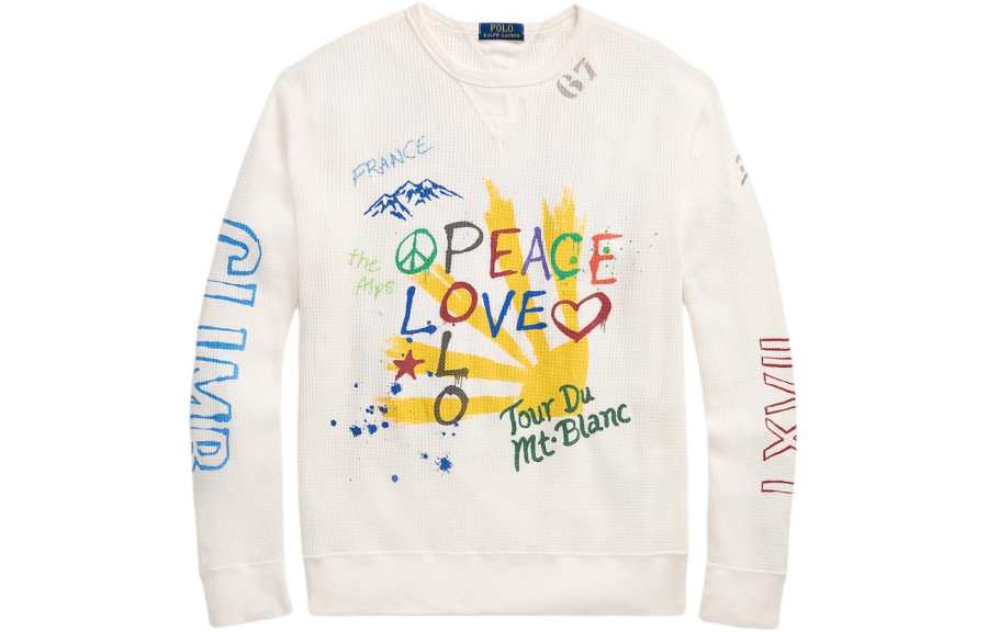 Polo Ralph Lauren Peace-print Cotton Jumper