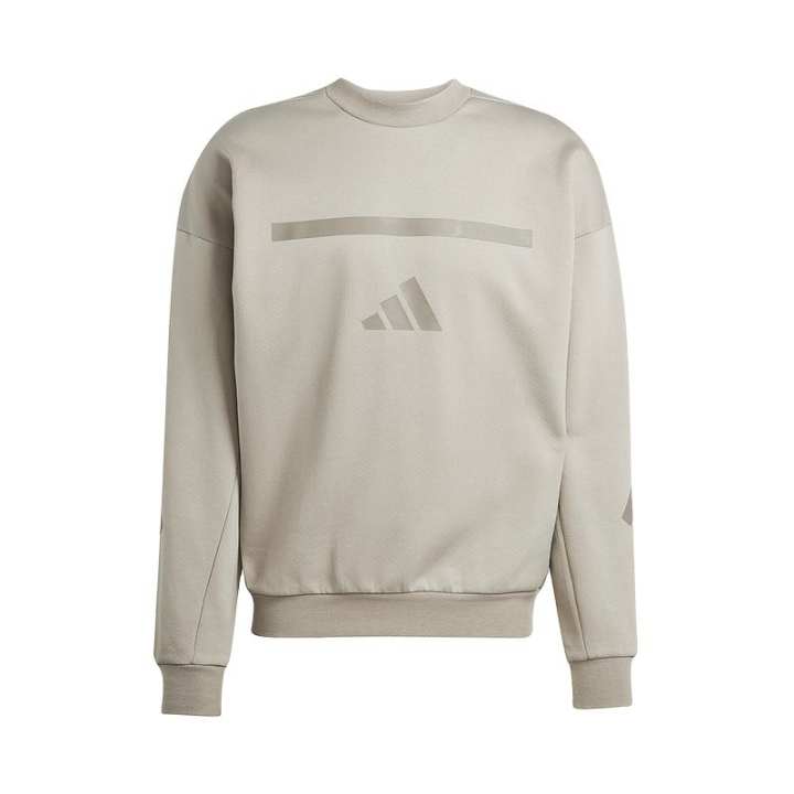 Adidas Adidas Sweatshirts Men's Gray Crew Neck Moderate Regular