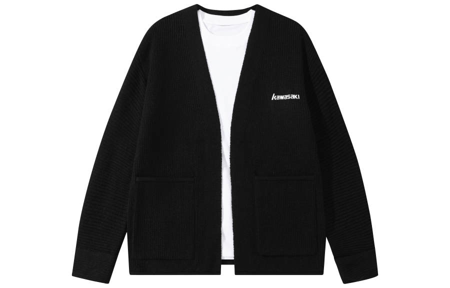 Kawasaki Knitwear Unisex V Neck Moderate Cardigan