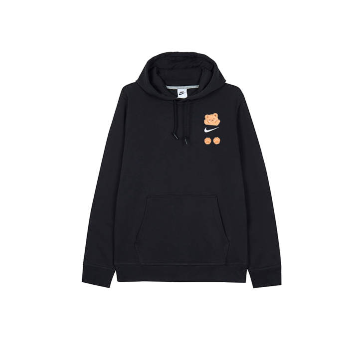 Nike Nike Sweatshirts Men's Black Hooded Moderate