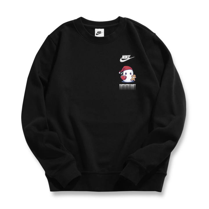 Nike Nike Sweatshirts Unisex Black Crew Neck Moderate Regular