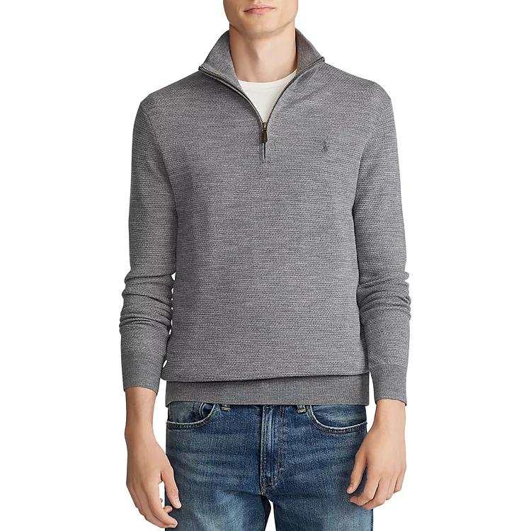 Polo Ralph Lauren Sweater Standard Men's Gray Multicolor