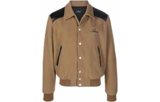 AMIRI Jackets Men's Khaki Lapel Moderate Other