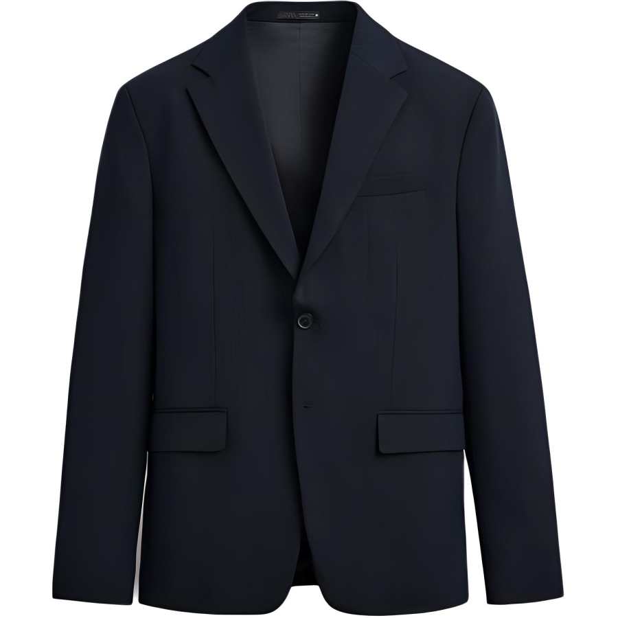 ZARA Business Suit Men's Sea Blue