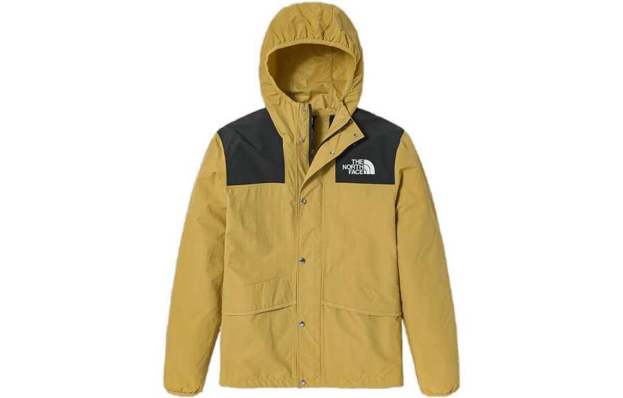 THE NORTH FACE Jackets Men's Yellow Hooded Moderate Other