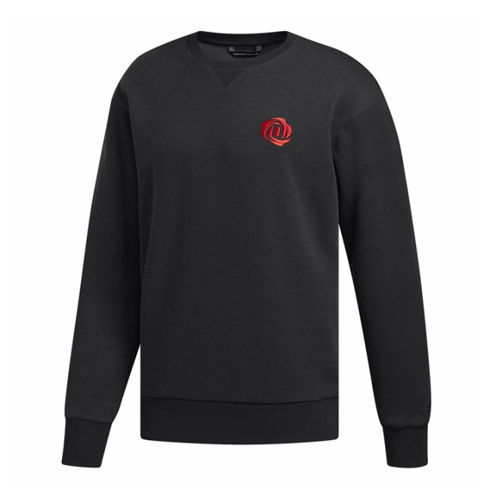 Adidas Adidas Sweatshirts Men's Black Crew Neck Moderate Other