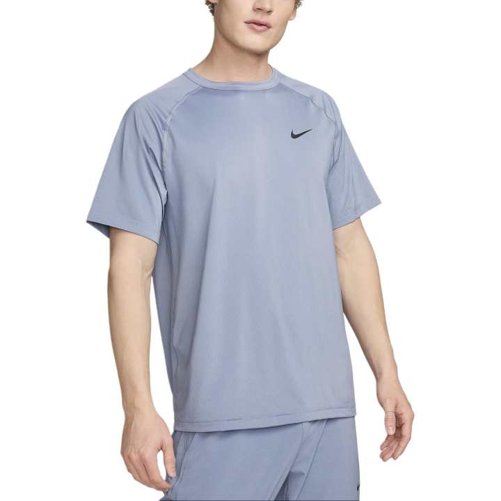 Nike Nike T Shirts Men's Gray White Crew Neck Moderate Straight Fit