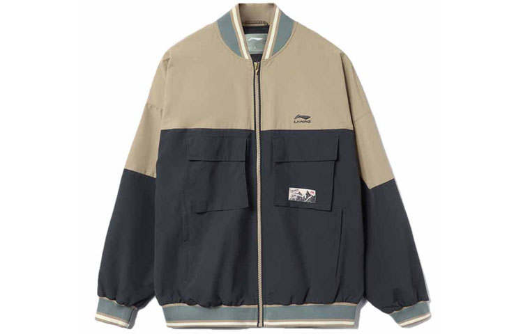 Li-Ning Li Ning Jacket Unisex Brown Black Multicolor