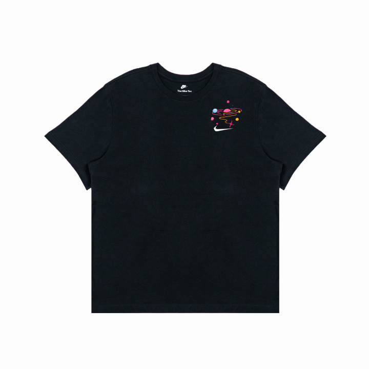 Nike Nike T Shirts Unisex Black Crew Neck Moderate Straight Fit