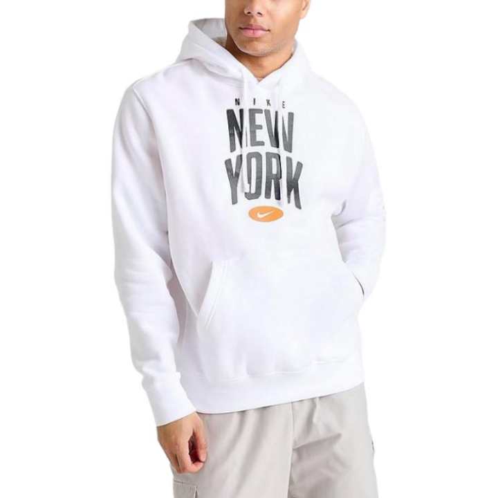 Nike Nike Sweatshirts Men's White Hooded Moderate Other