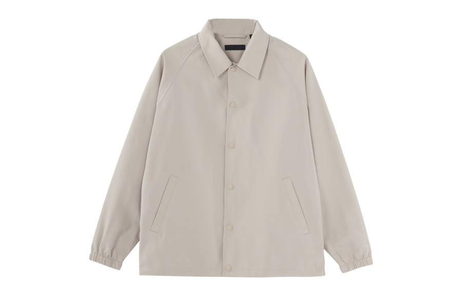 UNIQLO Jackets Unisex Beige Lapel Moderate Other