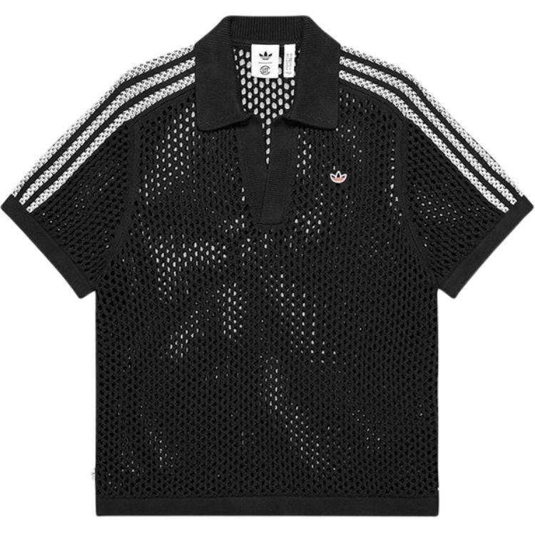 Adidas Originals x CLOT By EDISON CHEN Polo Shirt Unisex Black