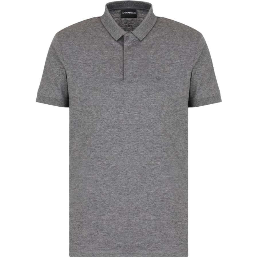 EMPORIO ARMANI Logo Detailed Short Sleeved Polo Shirt