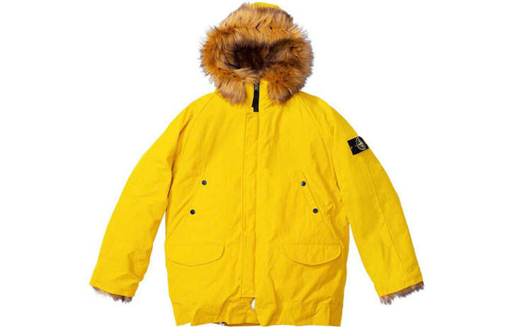 Supreme Supreme X Stone Island Formula Steel Reversible Faux Fur Parka