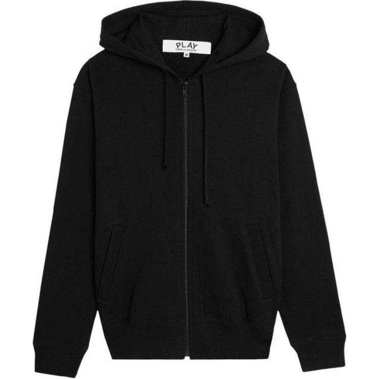CDG Play CDG Play Sweatshirt Jacket Men's Black