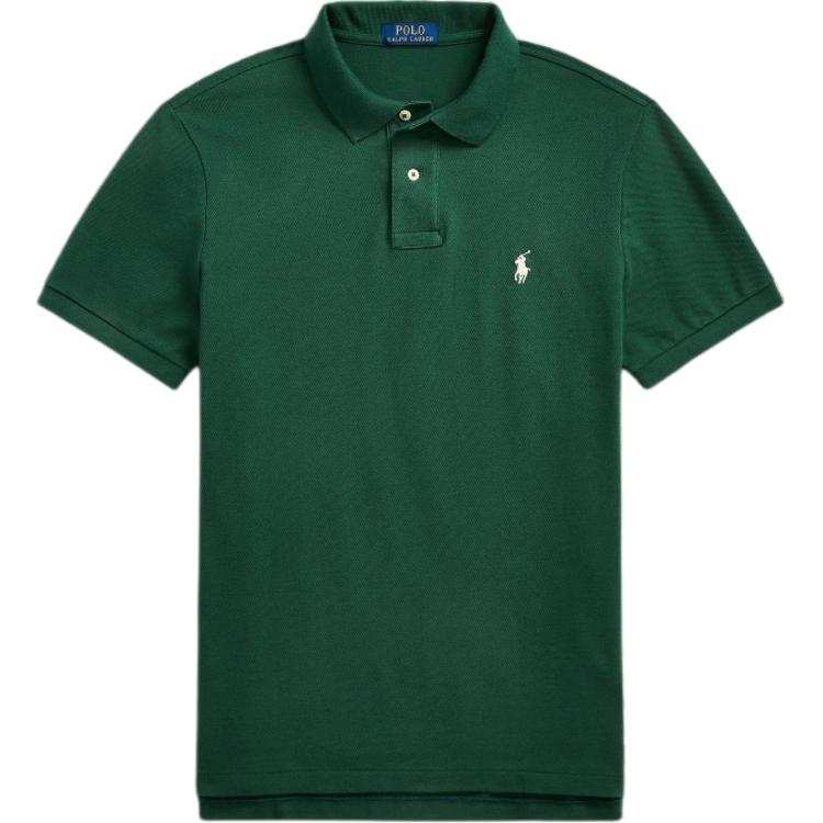 Polo Ralph Lauren SS24 Polo Shirt Custom Slim Fit Men's Green