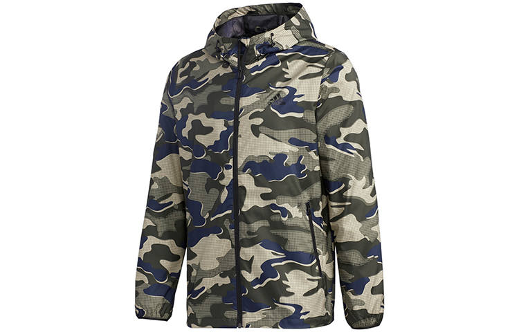 Adidas Adidas Jackets Men's Camouflage Hooded Moderate Other