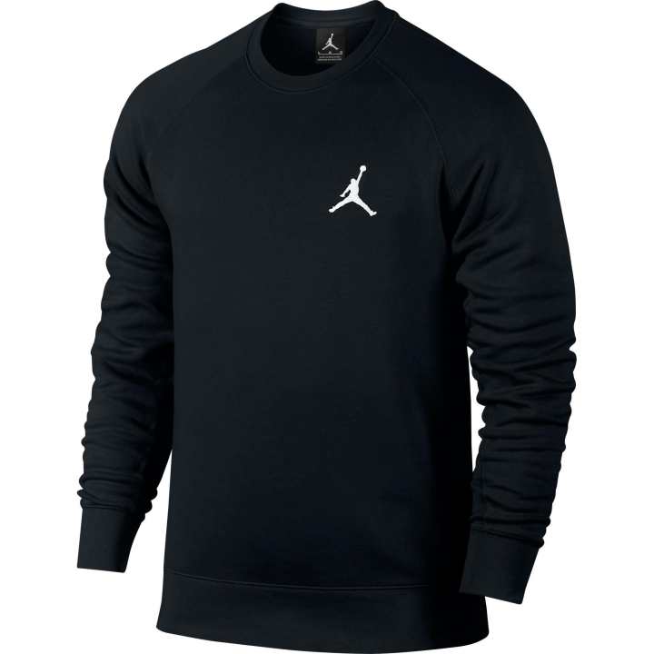 Jordan Jordan Apparel Sweatshirts Men's Black Crew Neck Moderate Regular