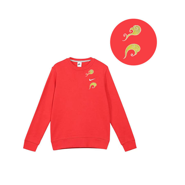 Nike Nike Sweatshirts Unisex Red Crew Neck Moderate