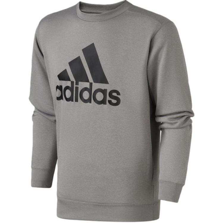 Adidas Adidas Sweatshirts Men's Gray Crew Neck Moderate