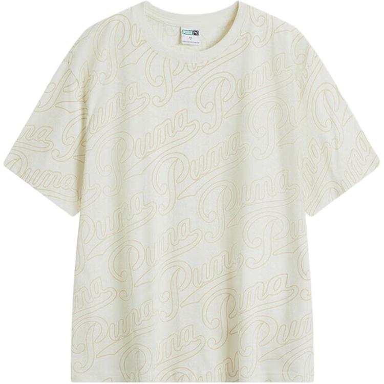 PUMA Drop Shoulder Sleeve T-Shirt Men's White