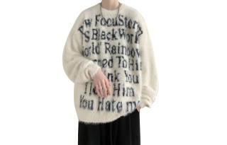 MONTVOO Knitwear Unisex Crew Neck Thickened Other
