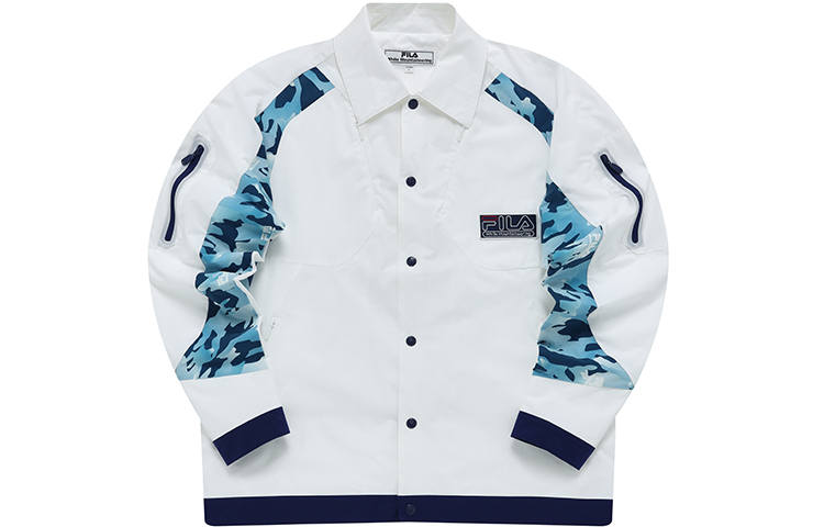 FILA FUSION x White Mountaineering FILA FUSION Hakusan L Collaboration Collection Jackets & Coats Men's Standard White
