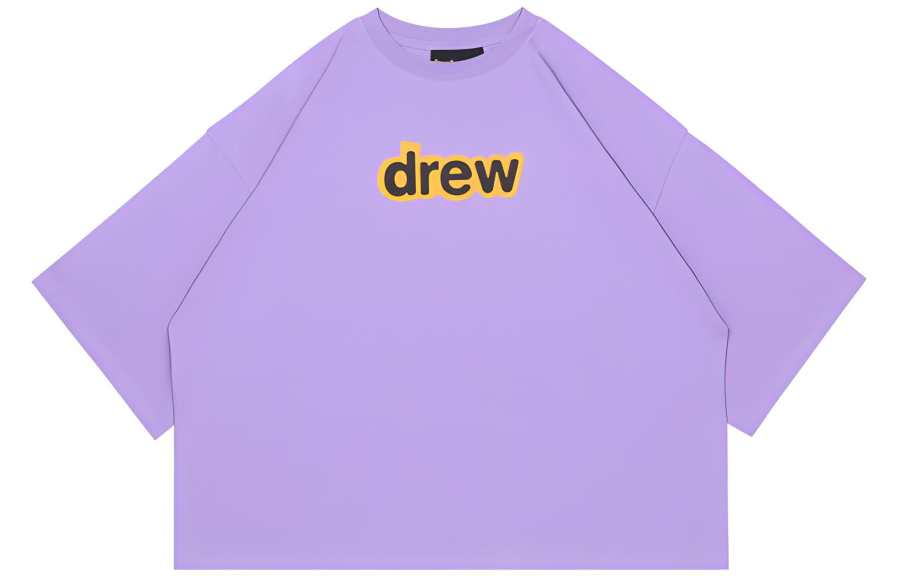 Drew House Secret Letter Square Drop Shoulder T Shirt