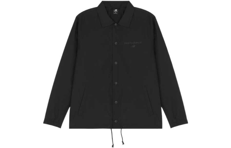 New Balance New Balance Jackets Unisex Black Lapel Moderate Other