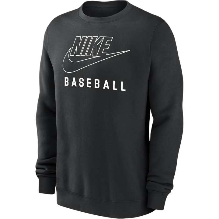 Nike Nike Swoosh Club Fleece Men's Baseball Pullover Crew Neck Sweatshirt