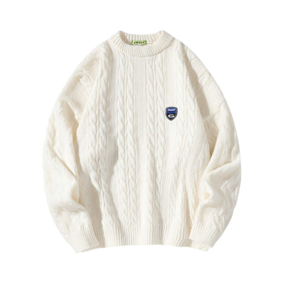 Gwola Knitwear Unisex Crew Neck Moderate Base Layer