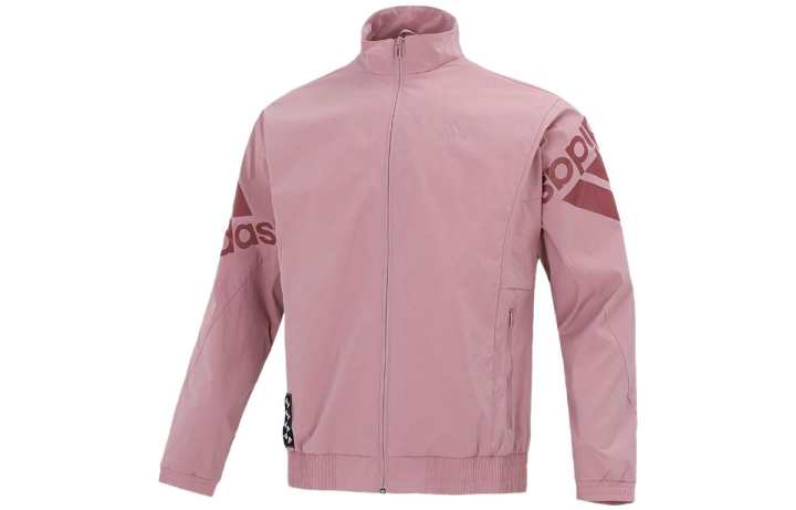 Adidas Adidas Jackets Men's Pink Stand Collar Moderate Other