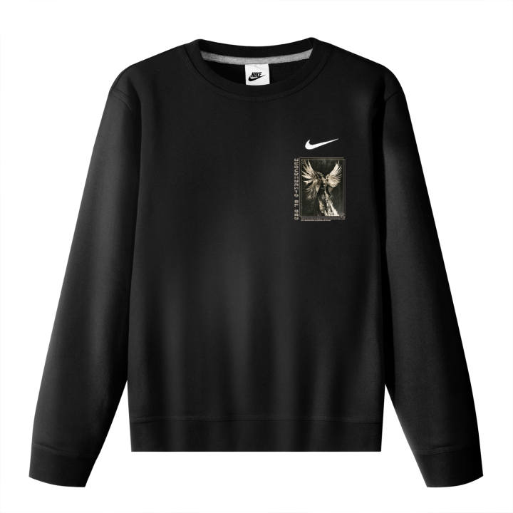 Nike Nike Sweatshirts Unisex Black Crew Neck Moderate Regular