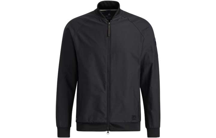 Adidas Adidas Jackets Men's Black Baseball Collar Moderate Straight Fit