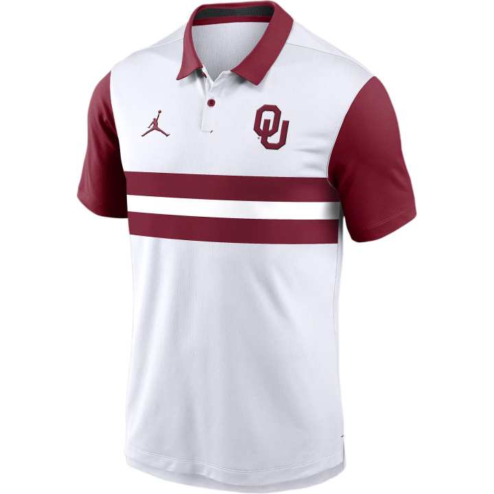 Jordan Jordan Oklahoma Sooners Primetime Campus Vapor Men's Jordan Dri FIT College Polo